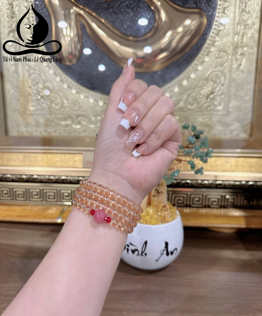 VÒNG CUỐN TAY 108 HẠT ĐÁ MÃ NÃÕ THÁI NGUYỆT MINH