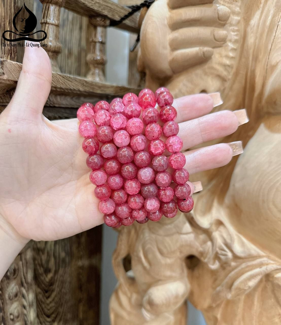 VÒNG TAY DẠ VÂN LONG HỒNG TÍM